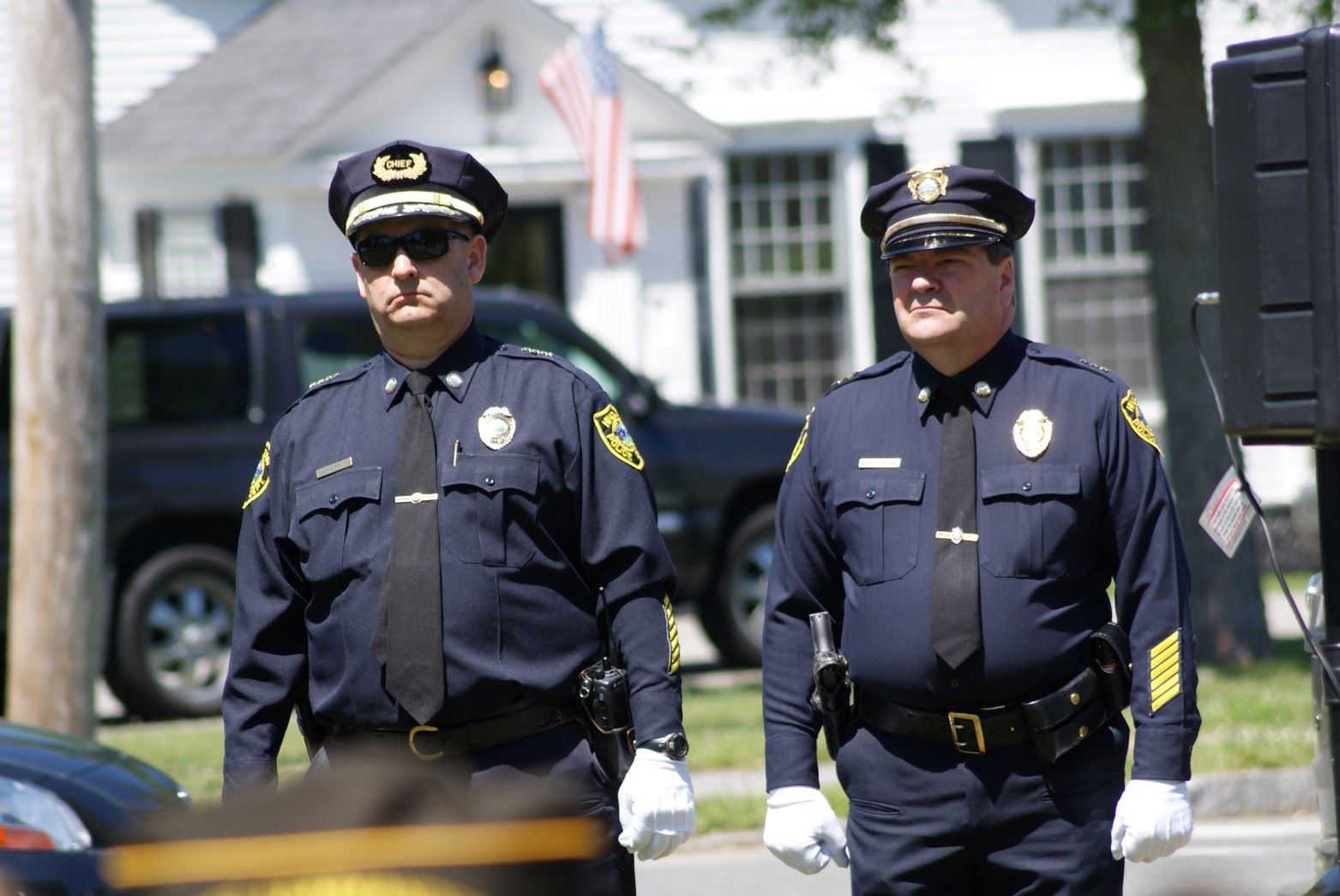 HPD Chief Michael Peraino and Deputy Glenn Olsson